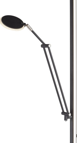 Podne Lampa PURE, PURE Mutil, prigušiv, Crno, Dnevna soba, Metal, Moderan