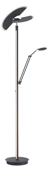 Podne Lampa PURE, PURE Mutil, prigušiv, Crno, Dnevna soba, Metal, Moderan