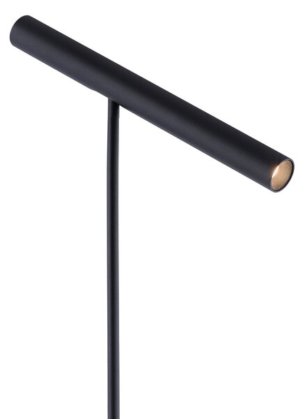 Podne Lampa PURE, Pure Tutua, prigušiv, Crno, Dnevna soba, Metal, Moderan