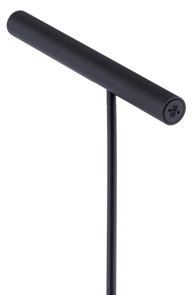 Podne Lampa PURE, Pure Tutua, prigušiv, Crno, Dnevna soba, Metal, Moderan
