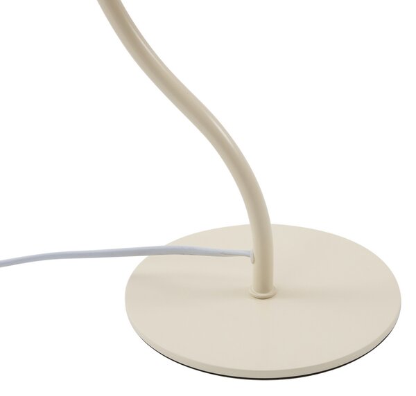 Stolne Lampa Lucande, Arvadon, Bež, Dnevna soba, Metal, Moderan