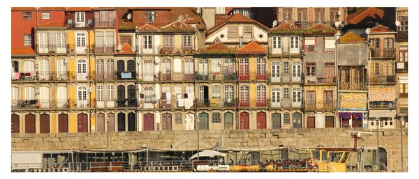 Slika - Obalna četvrt, Portugal (120x50 cm)