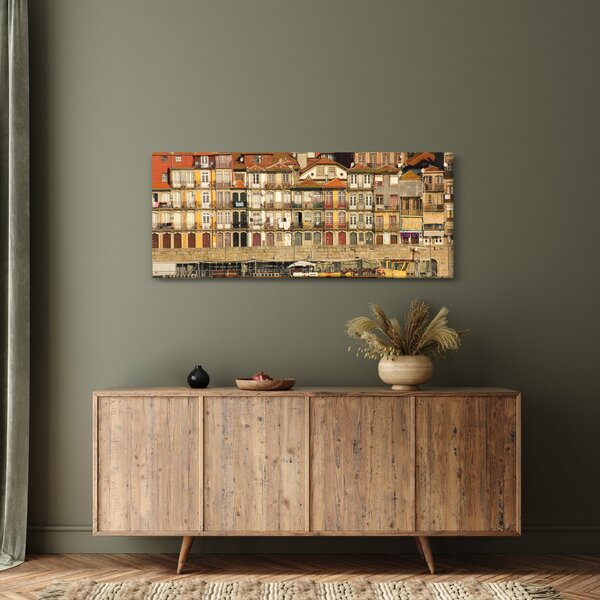 Slika - Obalna četvrt, Portugal (120x50 cm)