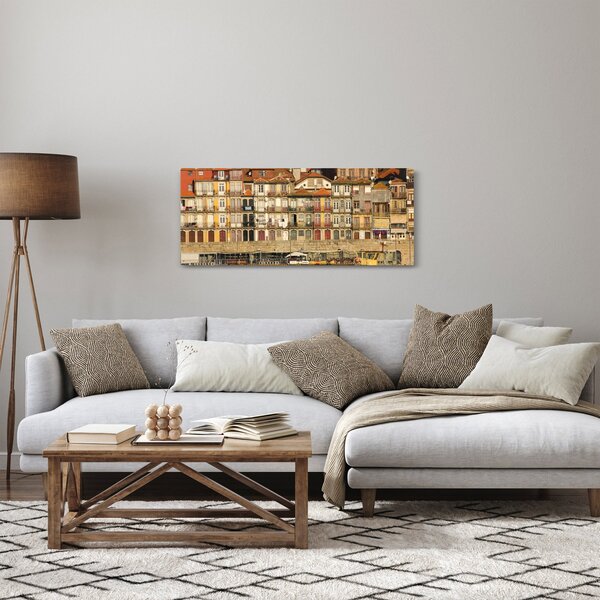 Slika - Obalna četvrt, Portugal (120x50 cm)