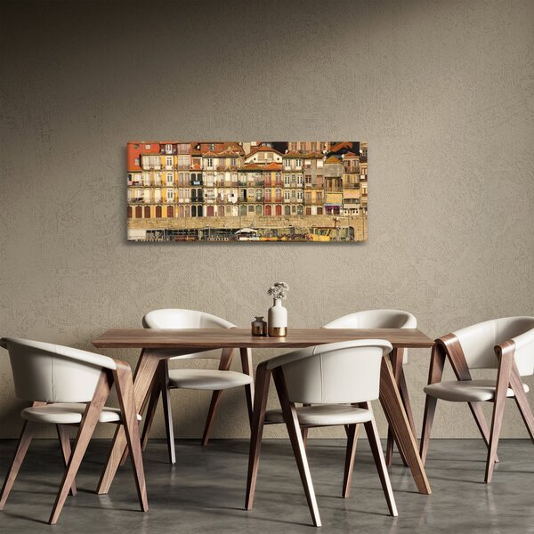 Slika - Obalna četvrt, Portugal (120x50 cm)