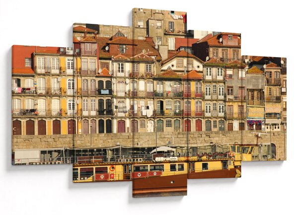 Slika - Obalna četvrt, Portugal (150x105 cm)