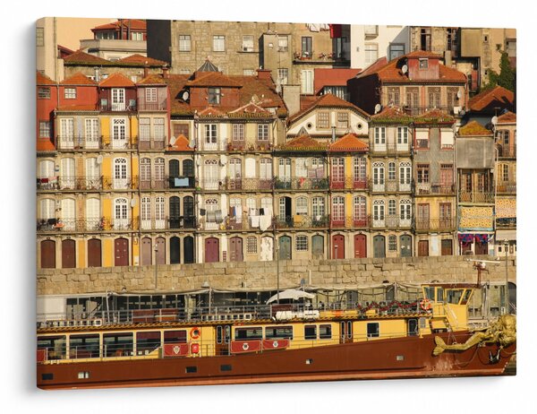 Slika - Obalna četvrt, Portugal (70x50 cm)