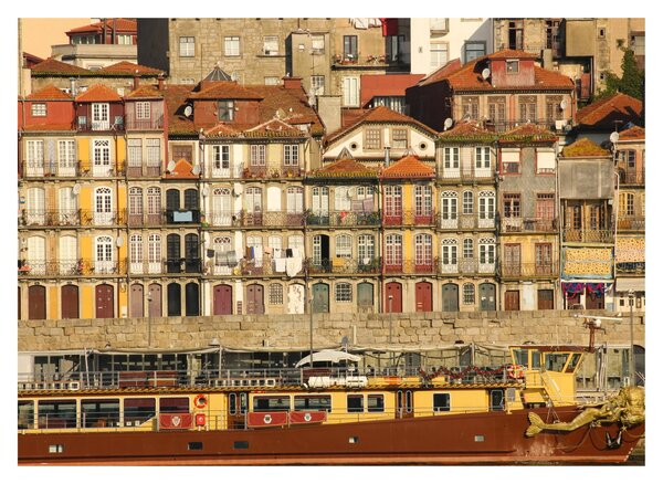 Slika - Obalna četvrt, Portugal (70x50 cm)