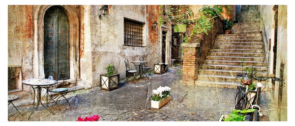 Slika - Stare ulice Rima (120x50 cm)