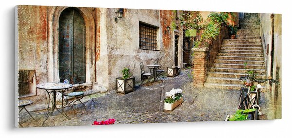 Slika - Stare ulice Rima (120x50 cm)