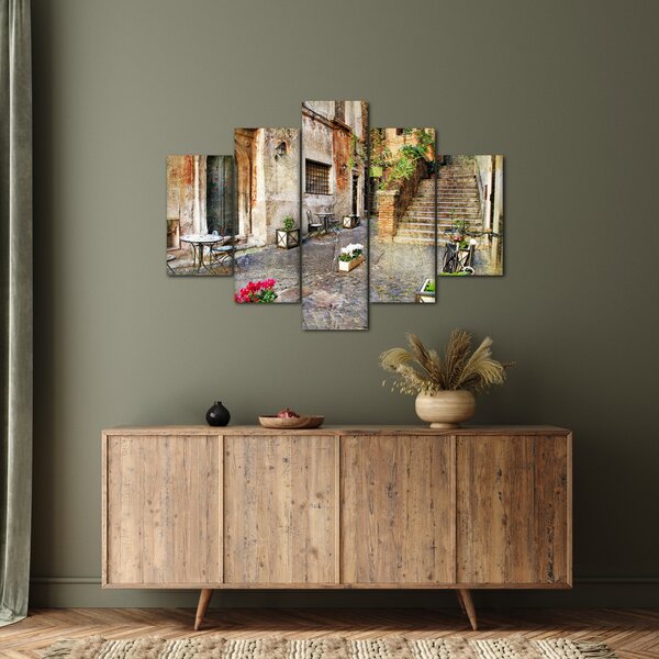 Slika - Stare ulice Rima (150x105 cm)