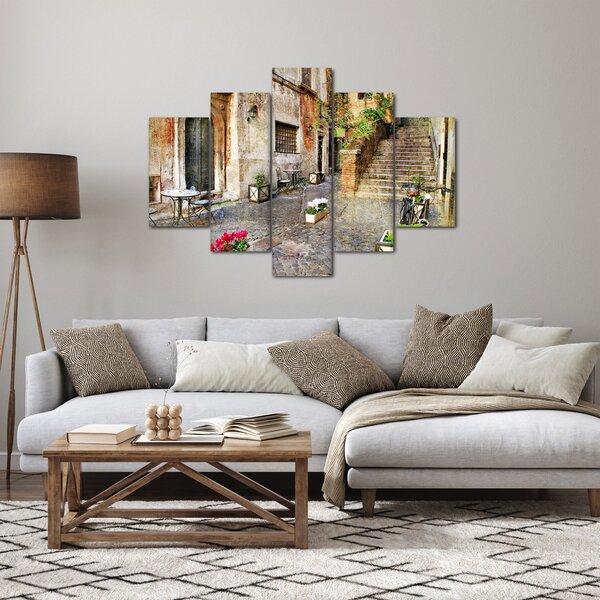 Slika - Stare ulice Rima (150x105 cm)