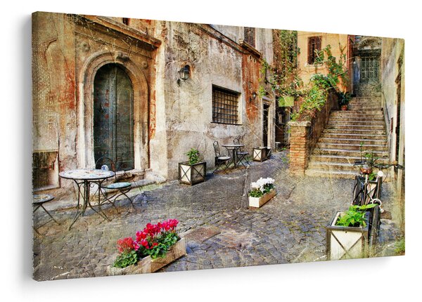 Slika - Stare ulice Rima (90x60 cm)