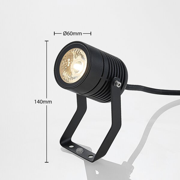 Maris LED Vanjski Reflektor w/Spike IP65 Crna - Lindby