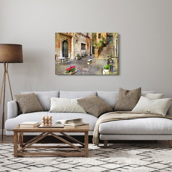 Slika - Stare ulice Rima (90x60 cm)