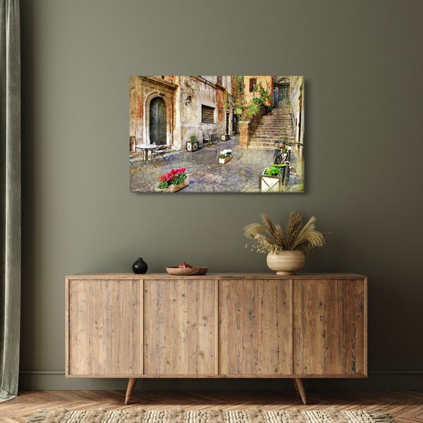Slika - Stare ulice Rima (90x60 cm)