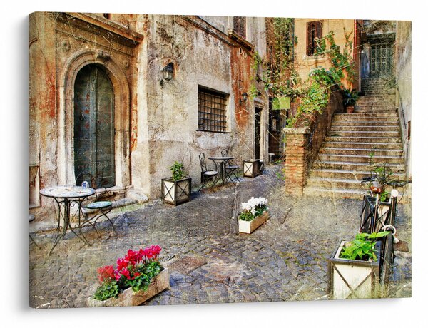 Slika - Stare ulice Rima (70x50 cm)