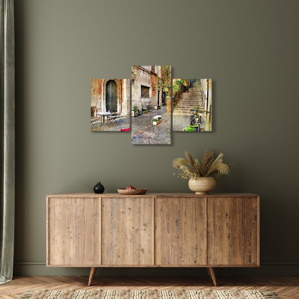 Slika - Stare ulice Rima (90x60 cm)