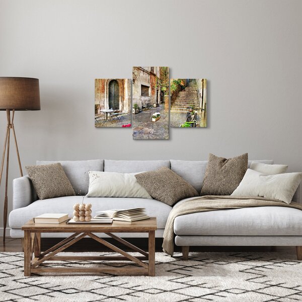 Slika - Stare ulice Rima (90x60 cm)