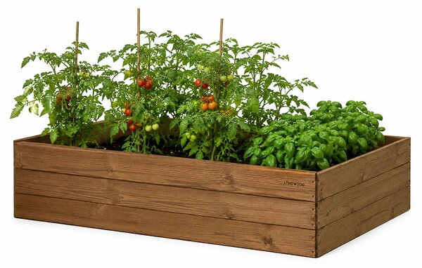 ATMOWOOD Thermowood povišena vrtna gredica 160 × 100 × 35 cm
