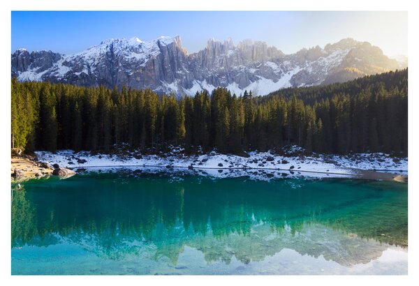 Slika - Jezero Karersee (90x60 cm)