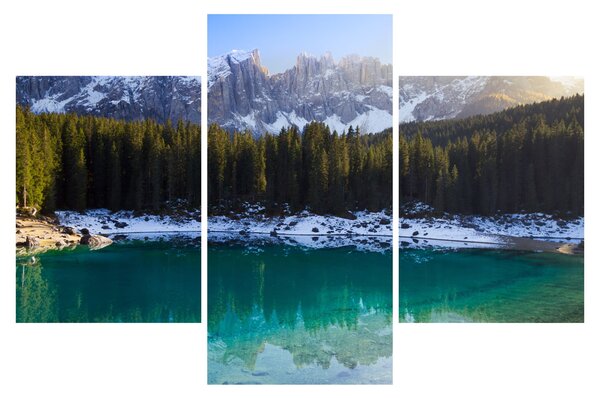 Slika - Jezero Karersee (90x60 cm)