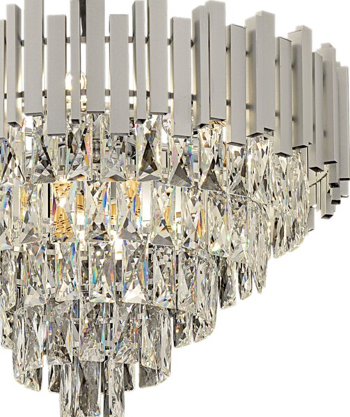 Visilica s kristalima G051-CP 50CM Chrome