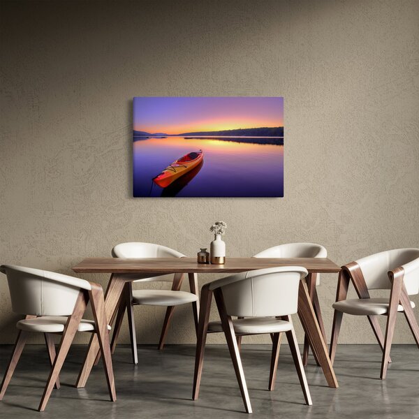 Slika - Kajak na jezeru (90x60 cm)