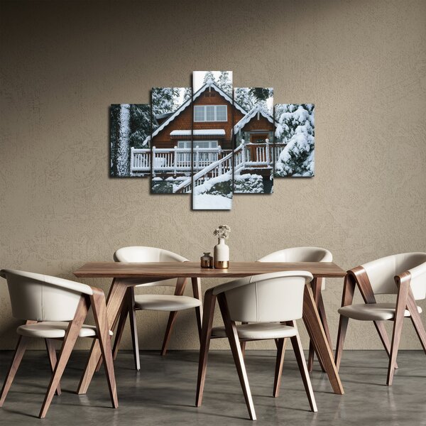 Slika - Drvena vikendica (150x105 cm)