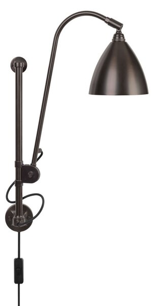 Zidna svjetiljka Bestlite BL5, Ø 16 cm, crna/mjed - GUBI