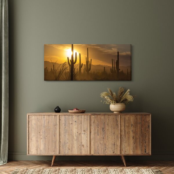 Slika - Saguaro kaktusi (120x50 cm)