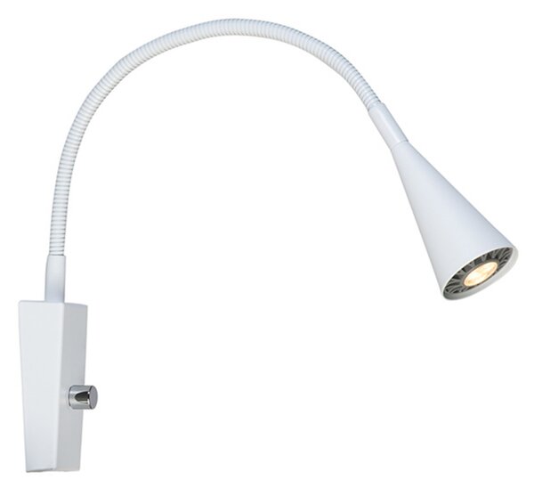 Zidne Svjetiljka Belid, prigušiv, Bijela, Spavaća soba, Metal