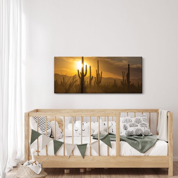 Slika - Saguaro kaktusi (120x50 cm)