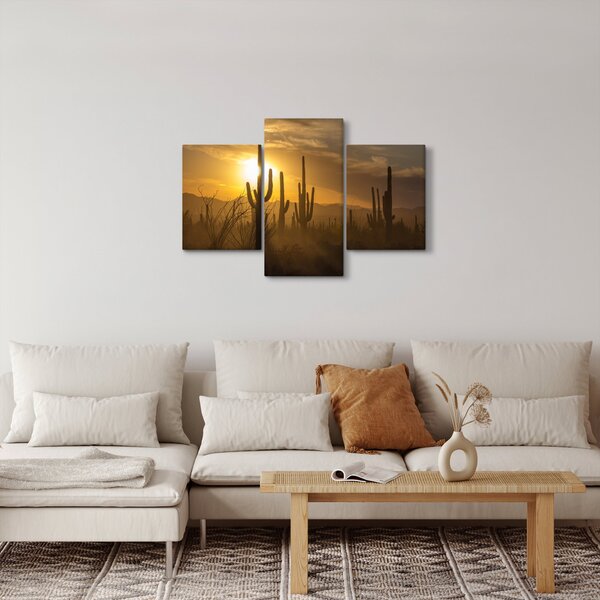 Slika - Saguaro kaktusi (90x60 cm)