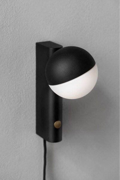 Stolne Lampa Northern, prigušiv, Crno, Dnevna soba, Metal