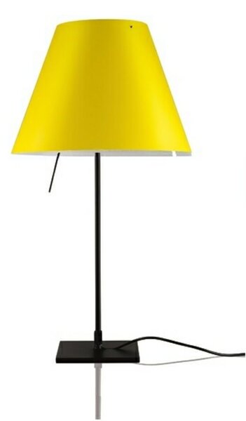 Stolne Lampa Luceplan, Žuta, Dnevna soba, Aluminij