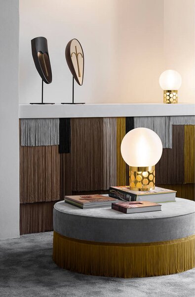 Stolne Lampa Slamp, Zlato / mjed, Dnevna soba, Plastika