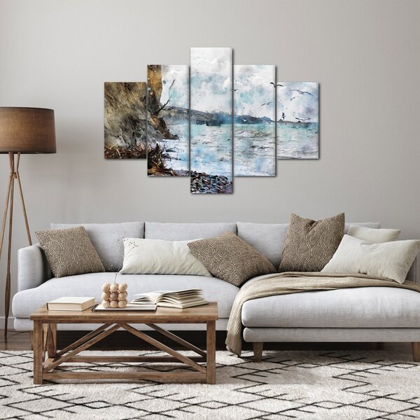 Slika - Greben, akvarel (150x105 cm)