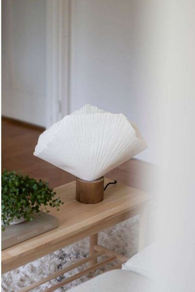 Stolne Lampa Globen Lighting, Drvo, Dnevna soba, Papirnati karton