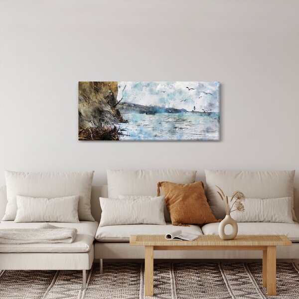 Slika - Greben, akvarel (120x50 cm)