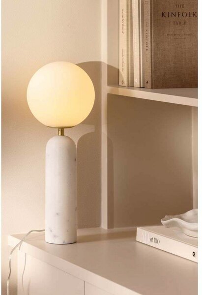 Stolne Lampa Globen Lighting, Torrano, Bijela, Dnevna soba, Staklo, Dizajn