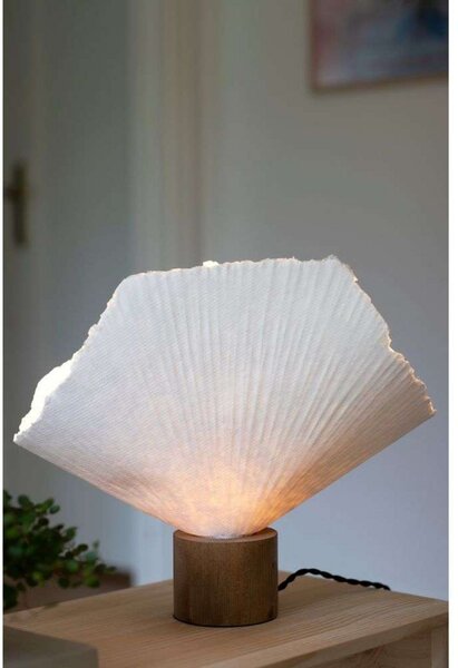 Stolne Lampa Globen Lighting, Drvo, Dnevna soba, Papirnati karton