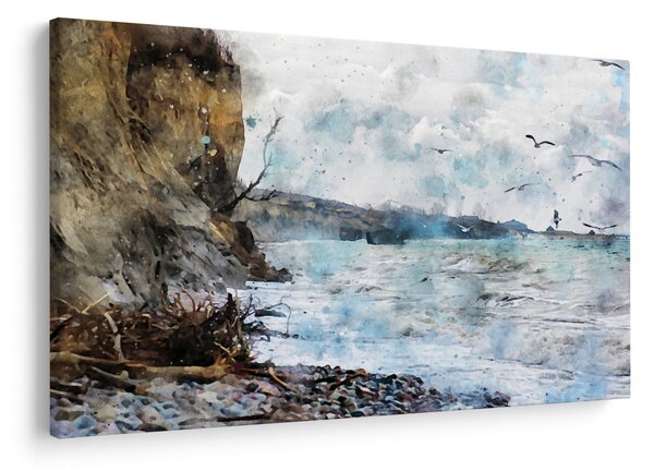 Slika - Greben, akvarel (90x60 cm)