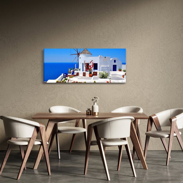 Slika - Mala kuća u Grčkoj (120x50 cm)