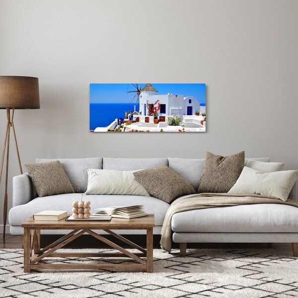 Slika - Mala kuća u Grčkoj (120x50 cm)