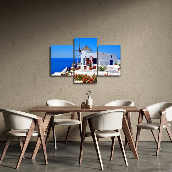 Slika - Mala kuća u Grčkoj (90x60 cm)