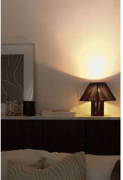 Stolne Lampa Globen Lighting, Bež, Dnevna soba, Tkanina / tekstil