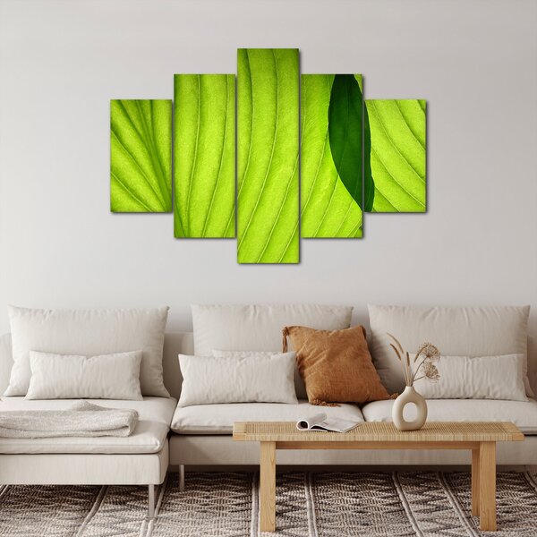 Slika - Detalj zelenog lista (150x105 cm)