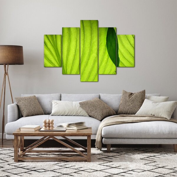 Slika - Detalj zelenog lista (150x105 cm)