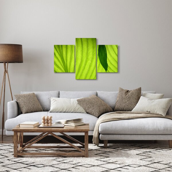 Slika - Detalj zelenog lista (90x60 cm)